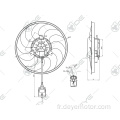 Ventilateurs de radiateur Autodc 12v pour OPEL ASTRA ZAFIRA